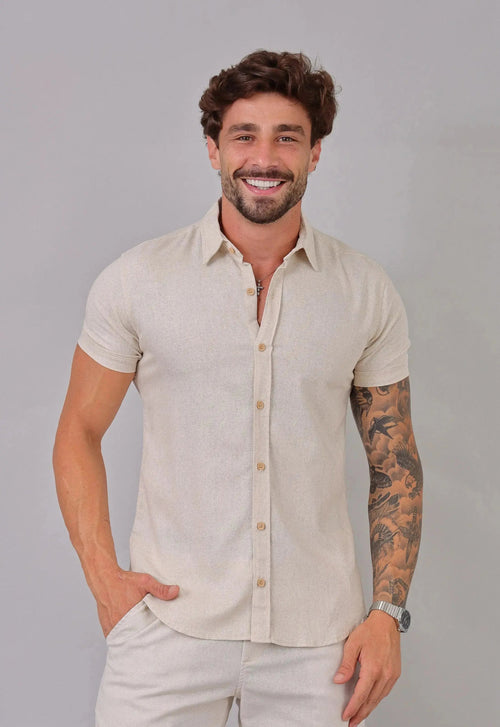 Camisa Masculina Linho com Viscose | MAGNO
