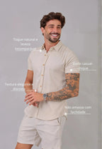 Camisa Masculina Linho com Viscose | MAGNO
