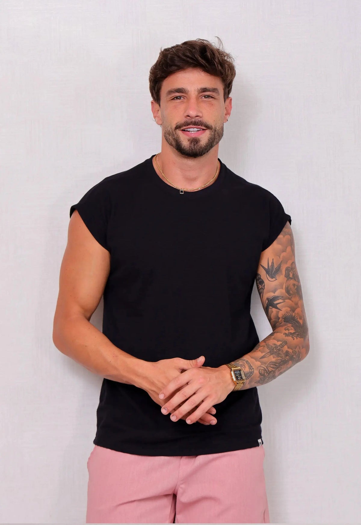 Camiseta Regata Tricot Preta | MAGNO