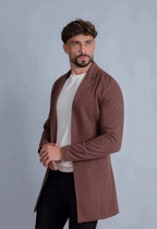 Sobretudo Slim Moletinho Marrom | MAGNO